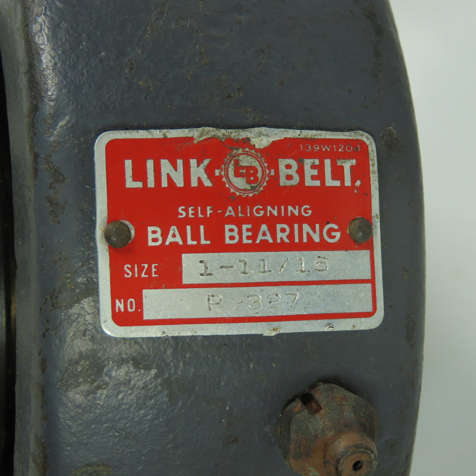 Link belt P-327 1-11/16" 2-Bolt Self Aligning Pillow Block Ball Bearing