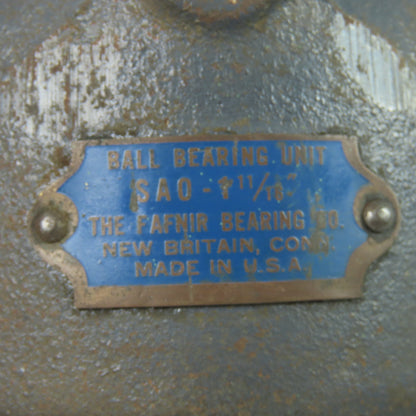 The Fafnir Bearing Co. SA0-1-11/16 2-Bolt Pillow Block Ball Bearing 1-11/16"