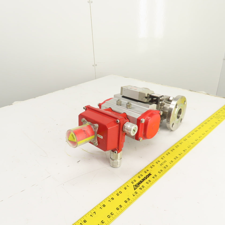 FlowTek 92-0930-113A0-532 Pneumatic 1-1/2" Stainless Valve Actuator 140PSI