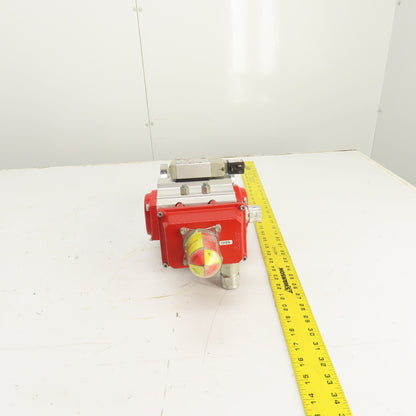 FlowTek 92-0930-113A0-532 Pneumatic 1-1/2" Stainless Valve Actuator 140PSI