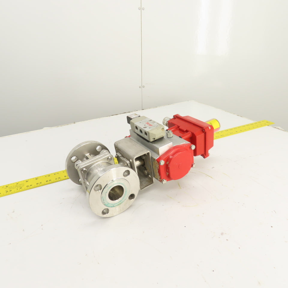 FlowTek 92-0930-113A0-532 Pneumatic 1-1/2" Stainless Valve Actuator 140PSI