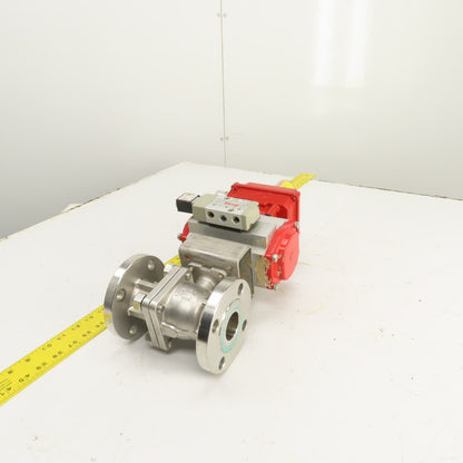 FlowTek 92-0930-113A0-532 Pneumatic 1-1/2" Stainless Valve Actuator 140PSI