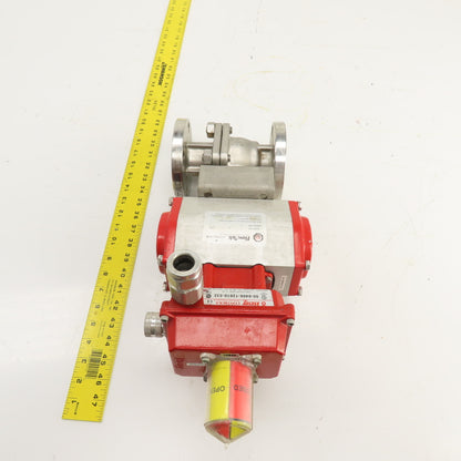 FlowTek 92-0930-113A0-532 Pneumatic 1-1/2" Stainless Valve Actuator 140PSI