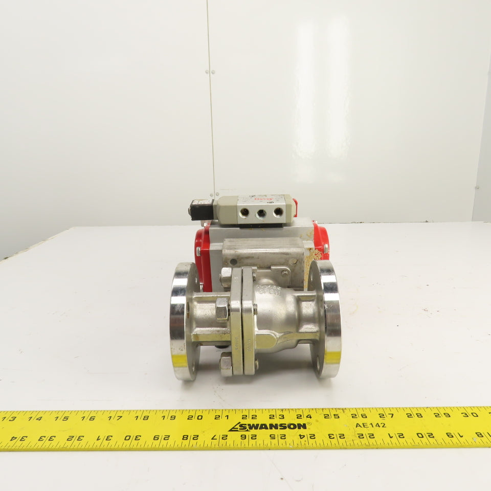 FlowTek 92-0930-113A0-532 Pneumatic 1-1/2" Stainless Valve Actuator 140PSI