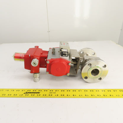 FlowTek 92-0930-113A0-532 Pneumatic 1-1/2" Stainless Valve Actuator 140PSI