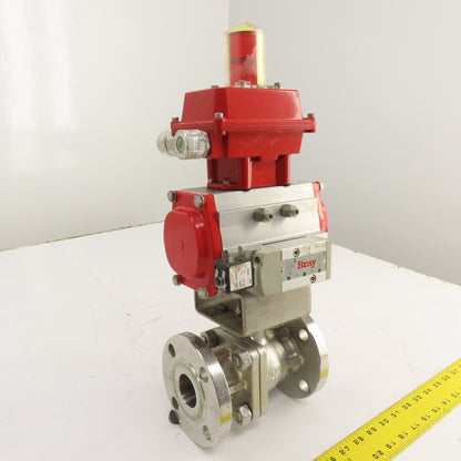 FlowTek 92-0930-113A0-532 Pneumatic 1-1/2" Stainless Valve Actuator 140PSI