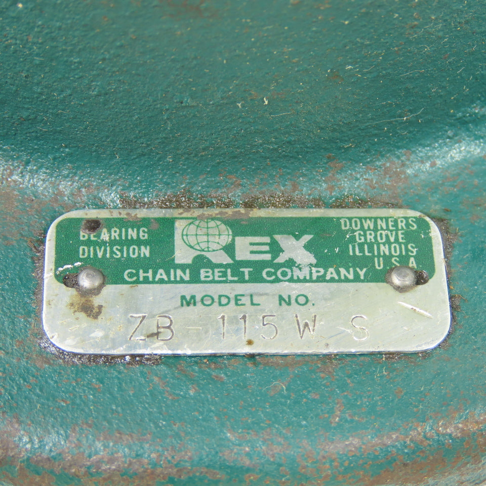Rex ZB-115 W S 1-15/16" 4-Bolt Flange-Mount Ball Bearing