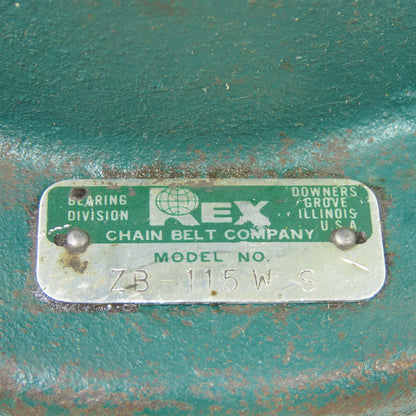 Rex ZB-115 W S 1-15/16" 4-Bolt Flange-Mount Ball Bearing