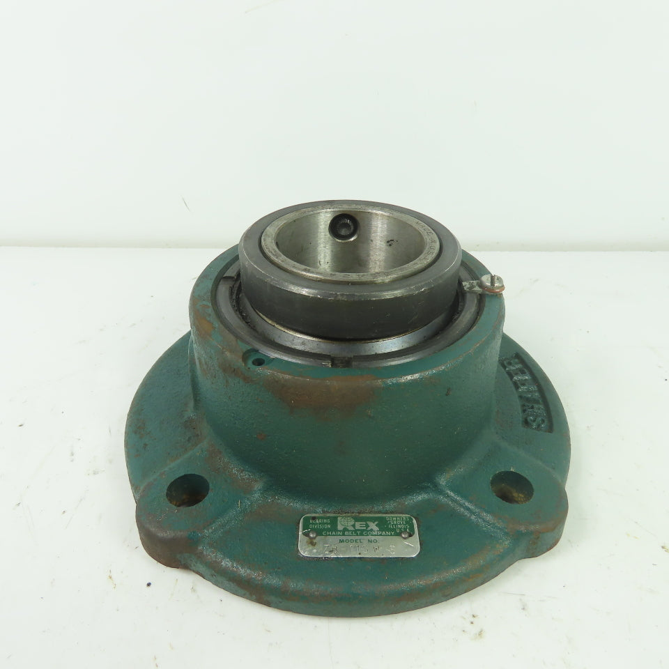 Rex ZB-115 W S 1-15/16" 4-Bolt Flange-Mount Ball Bearing
