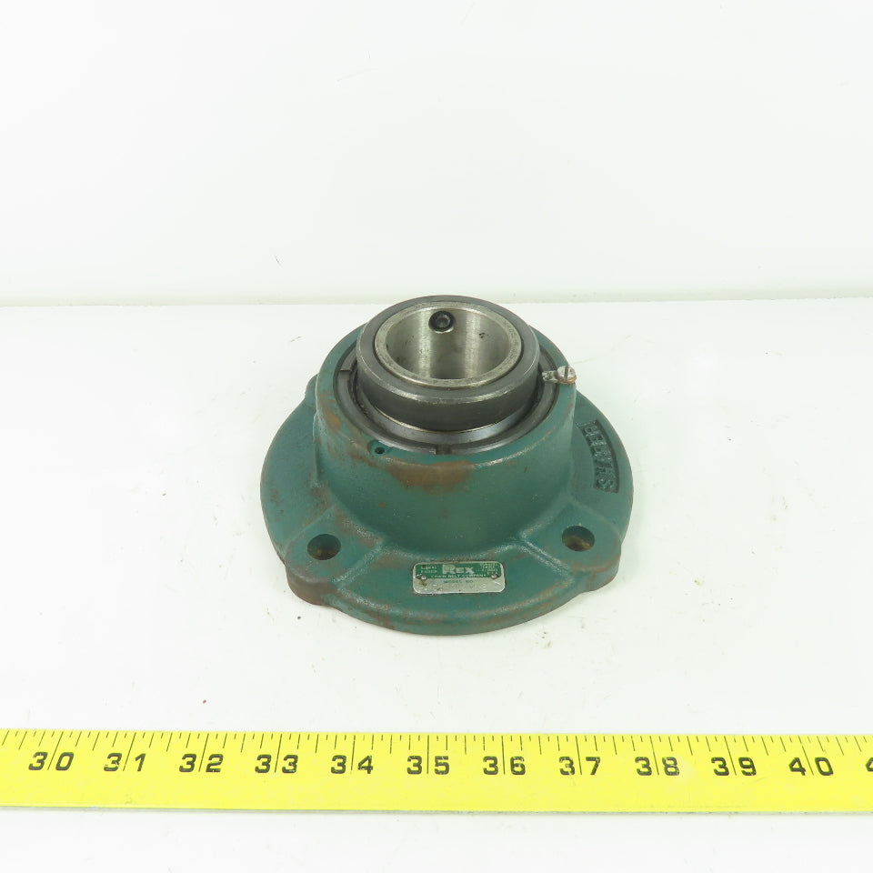 Rex ZB-115 W S 1-15/16" 4-Bolt Flange-Mount Ball Bearing