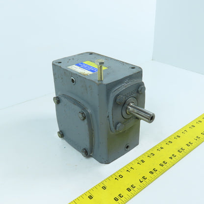 Boston 718-40X-J 100 Series Right Angle 40:1 Ratio Gear Reducer 0.460HP 43.75RPM