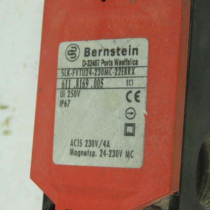 Bernstein SLK-FVTU24-230MC-22ERRX Safety Switch 250V 611.8169.005