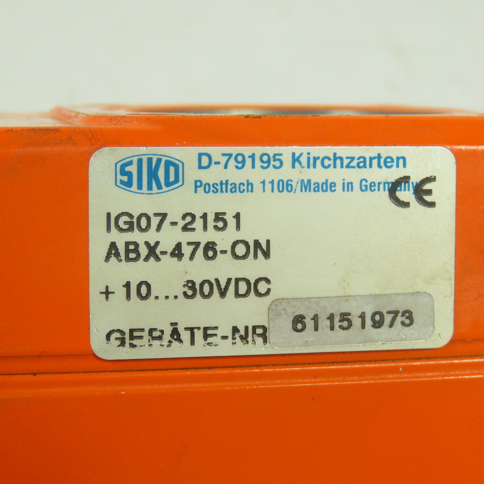 Siko IG07-2151 Incremental Encoder 10-30VDC 20mm Bore ABX-476-ON