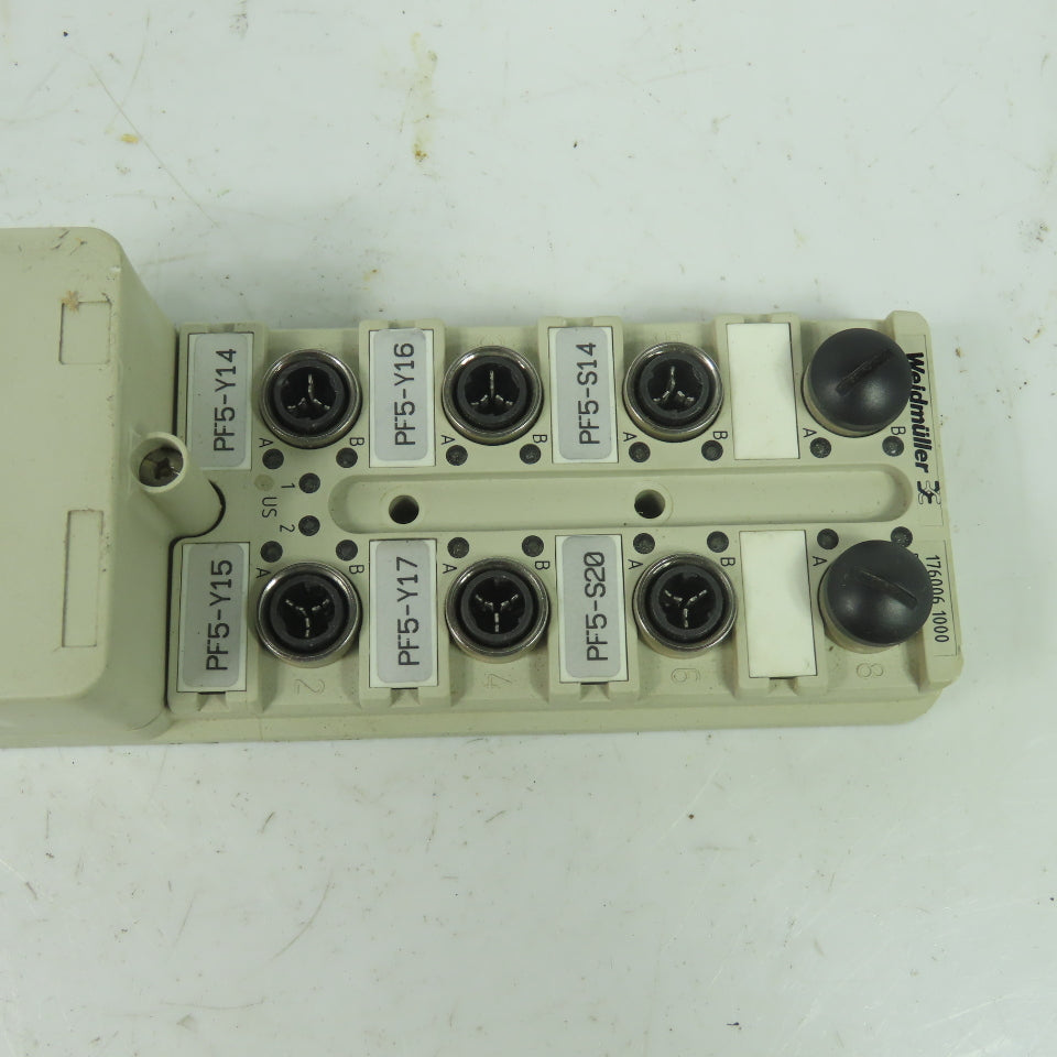Weidmuller 176006 1000 8-Position Distribution Block 10-30VDC