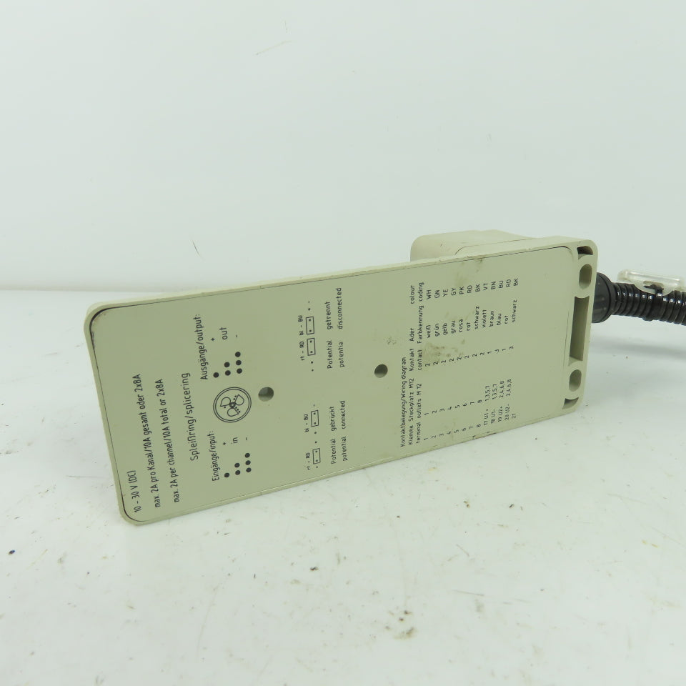 Weidmuller 176006 1000 8-Position Distribution Block 10-30VDC