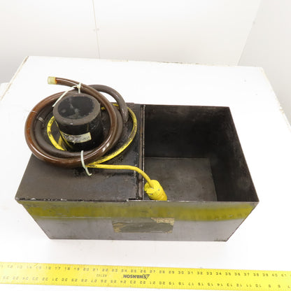 8 Gallon Coolant Reservoir W/ 1/25HP Pump 115V Single Phase Fasco 7121-3544