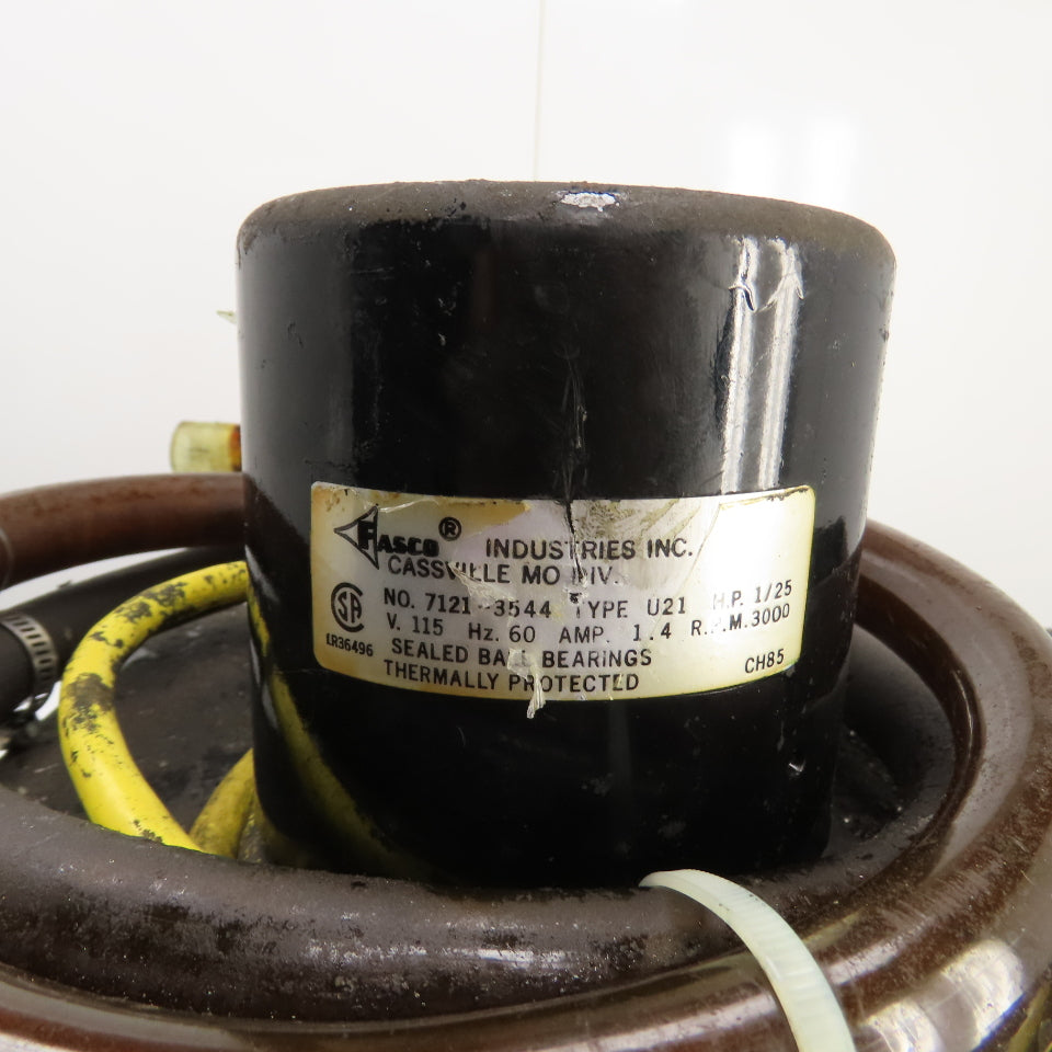 8 Gallon Coolant Reservoir W/ 1/25HP Pump 115V Single Phase Fasco 7121-3544