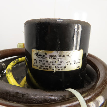 8 Gallon Coolant Reservoir W/ 1/25HP Pump 115V Single Phase Fasco 7121-3544