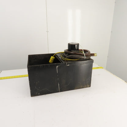 8 Gallon Coolant Reservoir W/ 1/25HP Pump 115V Single Phase Fasco 7121-3544