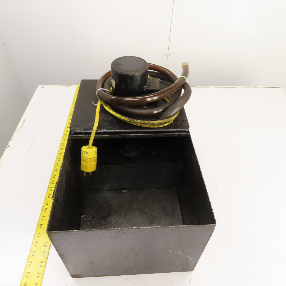 8 Gallon Coolant Reservoir W/ 1/25HP Pump 115V Single Phase Fasco 7121-3544