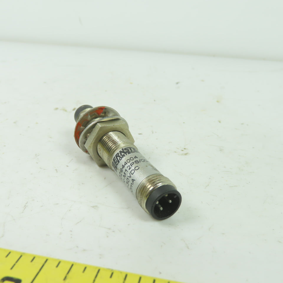 Bernstein KIN-M12PS/004-KS12 Proximity Switch Sensor 10-30VDC 200mA