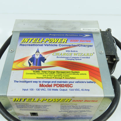 Progressive Dynamics PD9245C 13.6VDC 45A Power Converter Charger 105-130VAC In