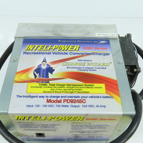Progressive Dynamics PD9245C 13.6VDC 45A Power Converter Charger 105-130VAC In