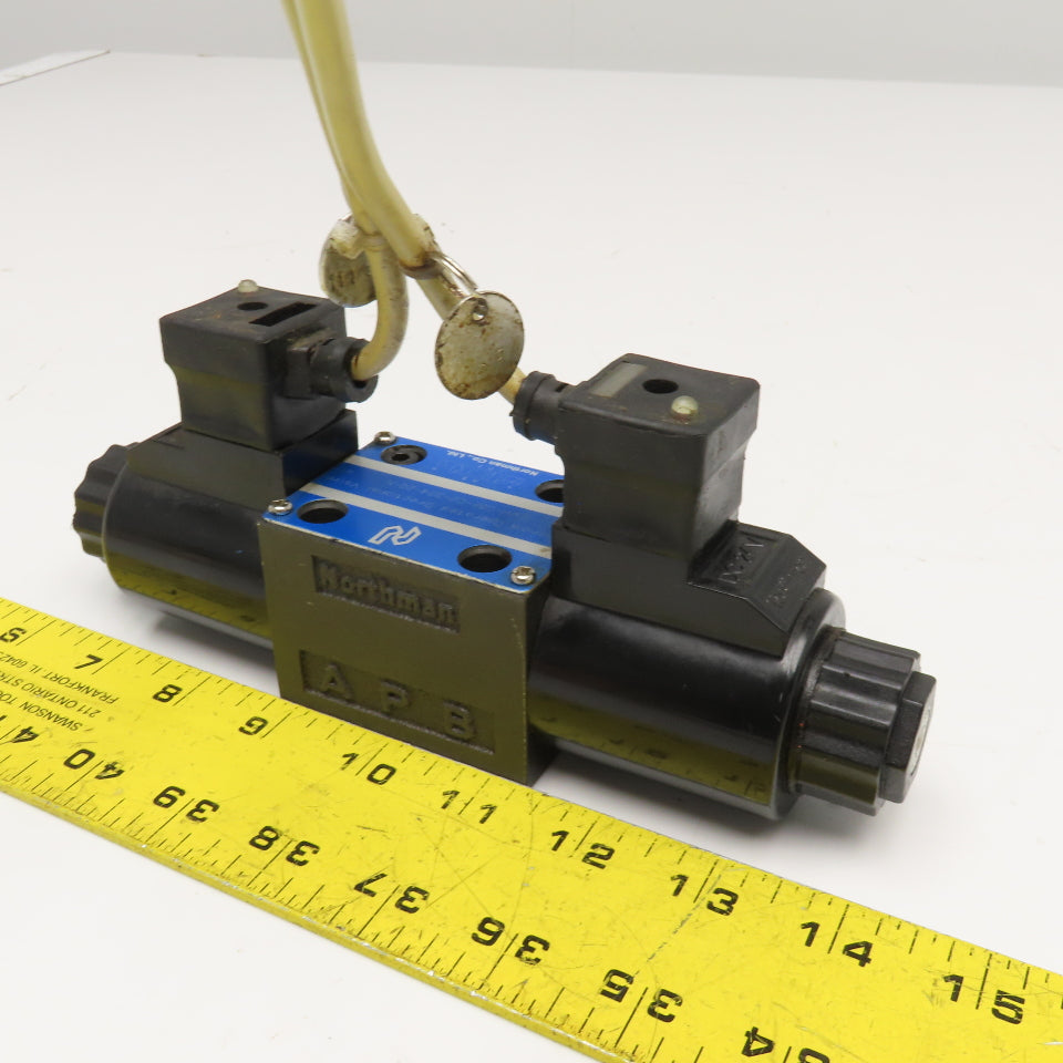 Northman SWH-G02-C2-D24-20-N 4/3 Position Double Solenoid Hydraulic Valve 24VDC