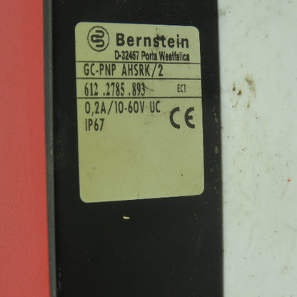 Bernstein GC-PNP AHSRK/2 Limit Switch 10-60V 0.2A 612.2785.893