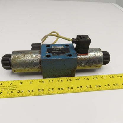Rexroth 4WE10E33/CG24N9K4 5/3 Position Closed Center Solenoid Valve 24VDC