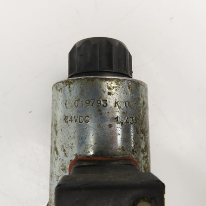 Rexroth 4WE10E33/CG24N9K4 5/3 Position Closed Center Solenoid Valve 24VDC