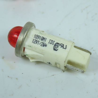 VCC 1091QM1 12V 2W Panel Mount Red Indicator Lights Lot Of 16