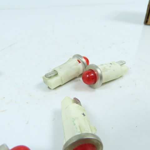 VCC 1091QM1 12V 2W Panel Mount Red Indicator Lights Lot Of 16