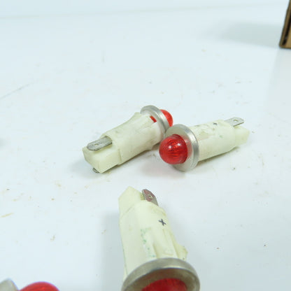 VCC 1091QM1 12V 2W Panel Mount Red Indicator Lights Lot Of 16
