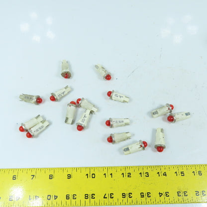 VCC 1091QM1 12V 2W Panel Mount Red Indicator Lights Lot Of 16