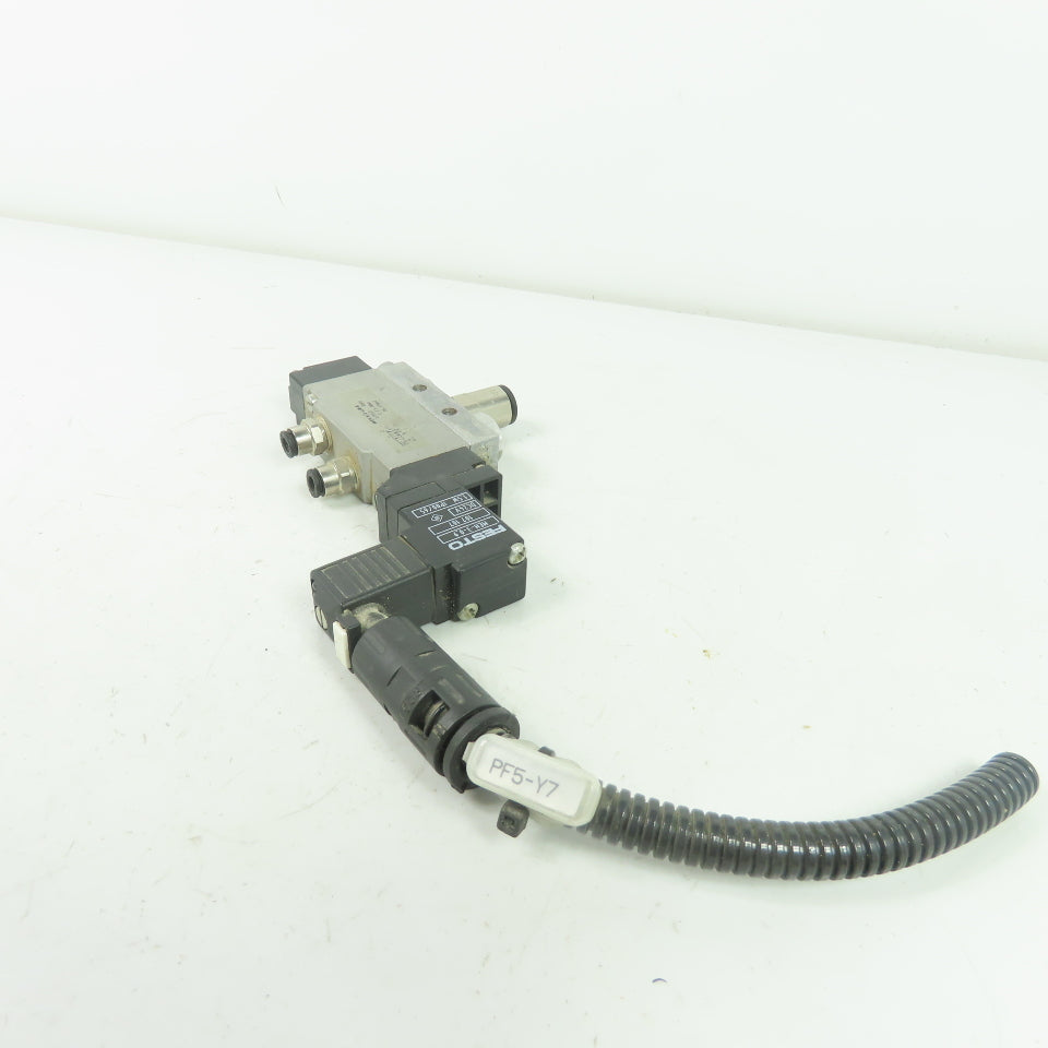 Festo MEH-5/2-1/8-B Solenoid Valve 24VDC Coil 36-116PSI 1/8" NPT