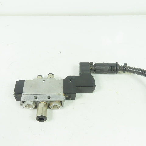 Festo MEH-5/2-1/8-B Solenoid Valve 24VDC Coil 36-116PSI 1/8" NPT