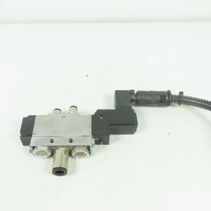 Festo MEH-5/2-1/8-B Solenoid Valve 24VDC Coil 36-116PSI 1/8" NPT