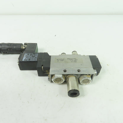Festo MEH-5/2-1/8-B Solenoid Valve 24VDC Coil 36-116PSI 1/8" NPT
