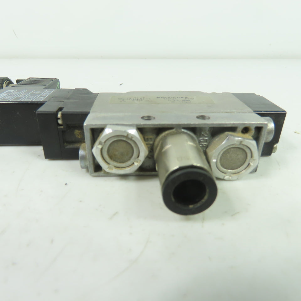 Festo MEH-5/2-1/8-B Solenoid Valve 24VDC Coil 36-116PSI 1/8" NPT