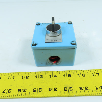 Telemecanique 3-Position Spring Return Selector Switch 380V W/ Enclosure
