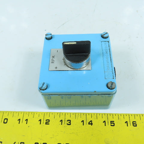 Telemecanique 3-Position Spring Return Selector Switch 380V W/ Enclosure