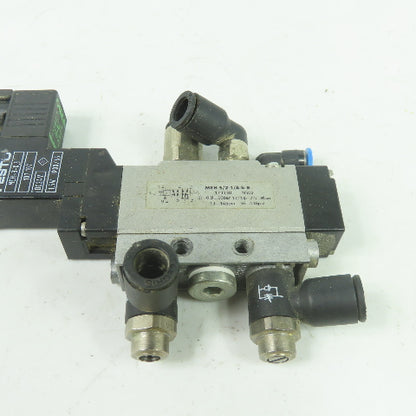 Festo MEH-5/2-1/8-S-B Solenoid Valve 24VDC Coil 36-116PSI 1/8" NPT