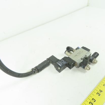 Festo MEH-5/2-1/8-S-B Solenoid Valve 24VDC Coil 36-116PSI 1/8" NPT