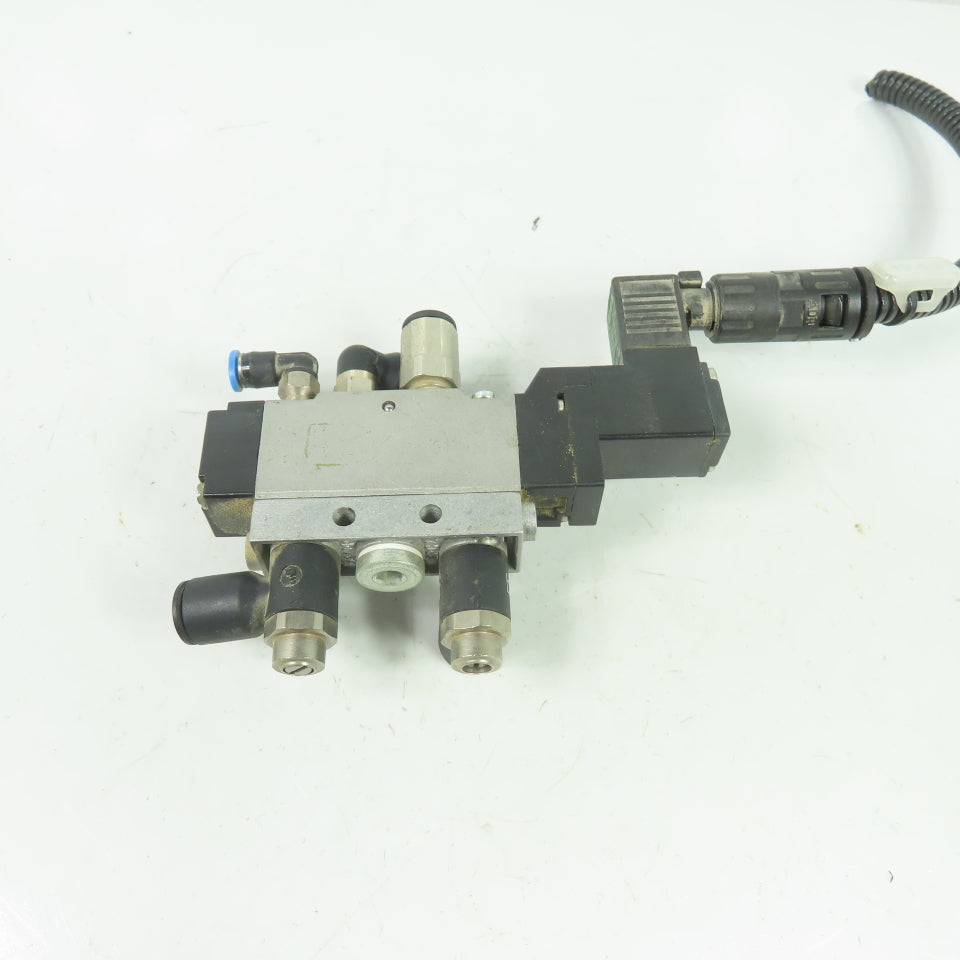 Festo MEH-5/2-1/8-S-B Solenoid Valve 24VDC Coil 36-116PSI 1/8" NPT