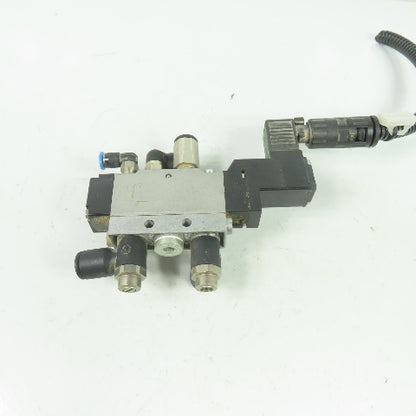 Festo MEH-5/2-1/8-S-B Solenoid Valve 24VDC Coil 36-116PSI 1/8" NPT