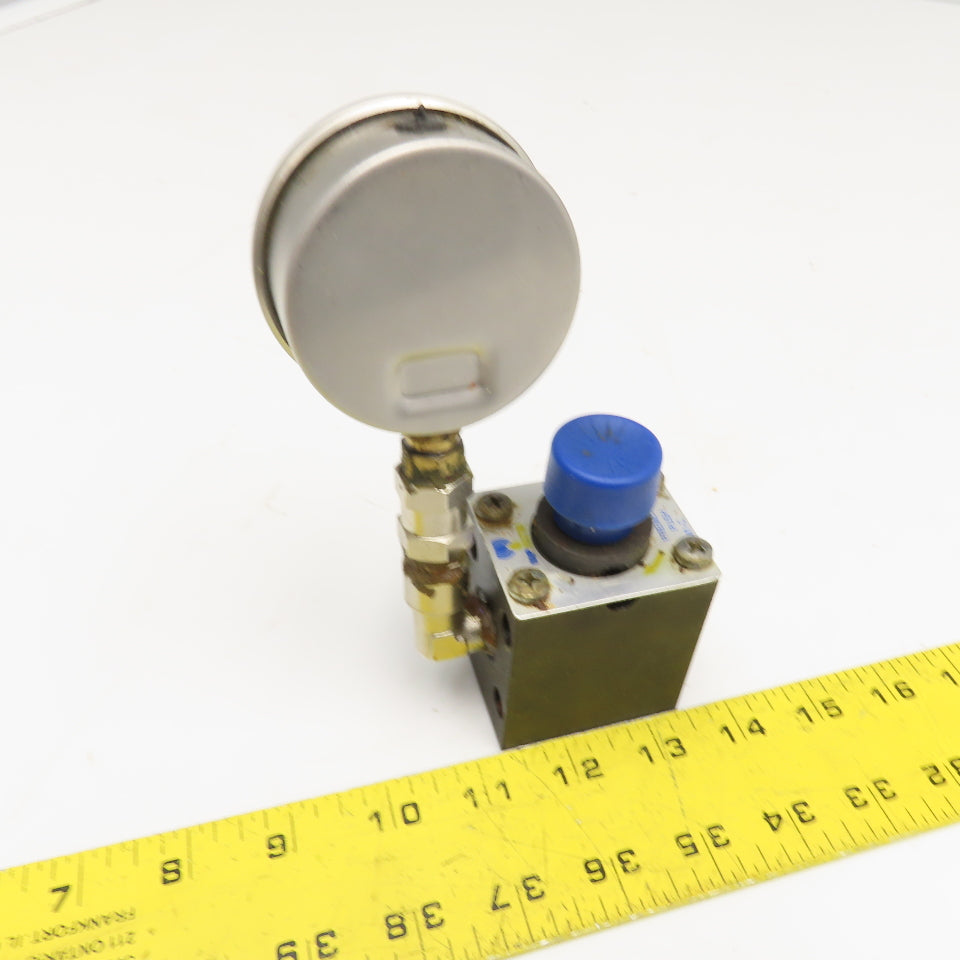 MP Filtri VM1-C Hydraulic Gauge Insulator Valve G1/4