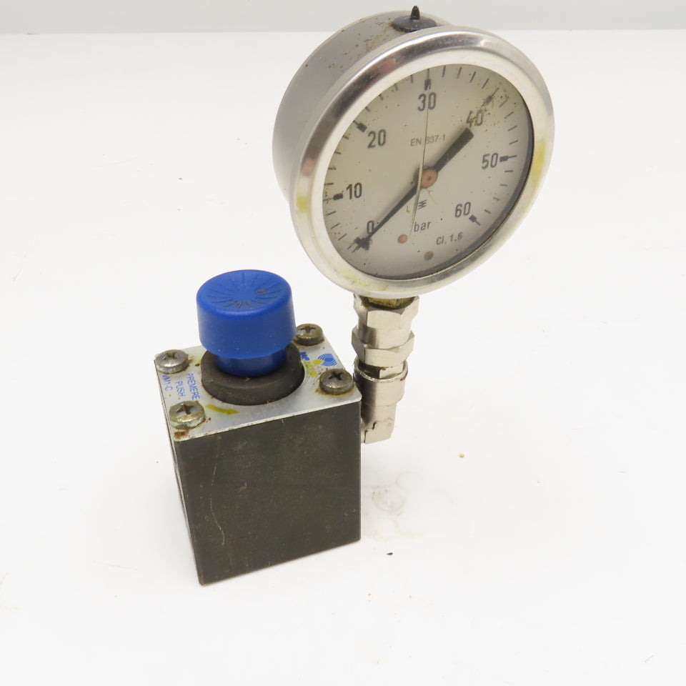 MP Filtri VM1-C Hydraulic Gauge Insulator Valve G1/4