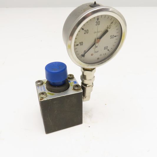 MP Filtri VM1-C Hydraulic Gauge Insulator Valve G1/4