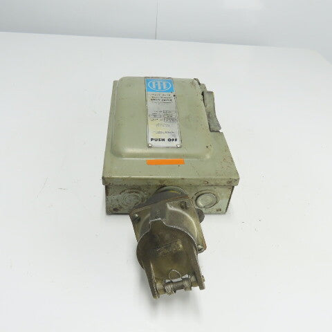 ITE F-351 30A Fusible Safety Disconnect Switch 600VAC 3-Pole